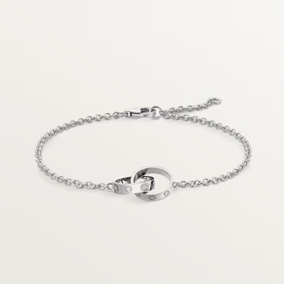 [⭐Renara]LOVE BRACELET DOUBLE RING