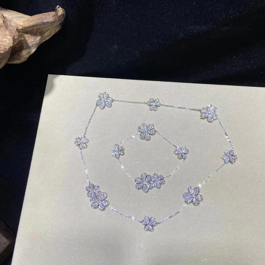 [⭐Renara]FRIVOLE SILVER 5 FLOWERS BRACELET