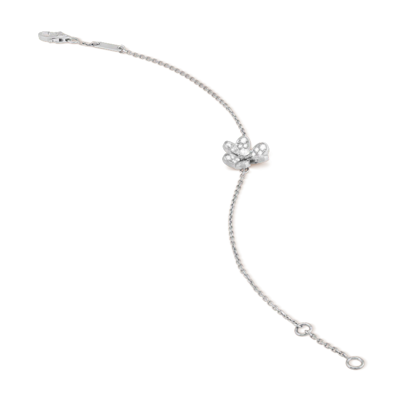 [⭐Renara]FRIVOLE SILVER FLOWER DIAMOND BRACELET