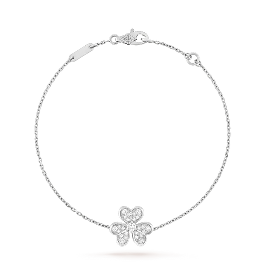 [⭐Renara]FRIVOLE SILVER FLOWER DIAMOND BRACELET