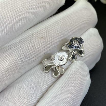 [⭐Renara]FRIVOLE MINI SILVER FLOWER EARRINGS