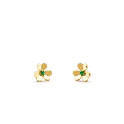 [⭐Renara]FRIVOLE  FLOWER MALACHITE EARRINGS