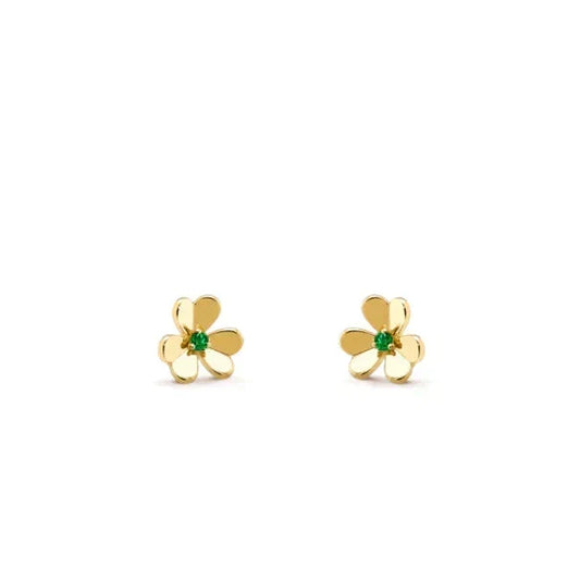 [⭐Renara]FRIVOLE  FLOWER MALACHITE EARRINGS