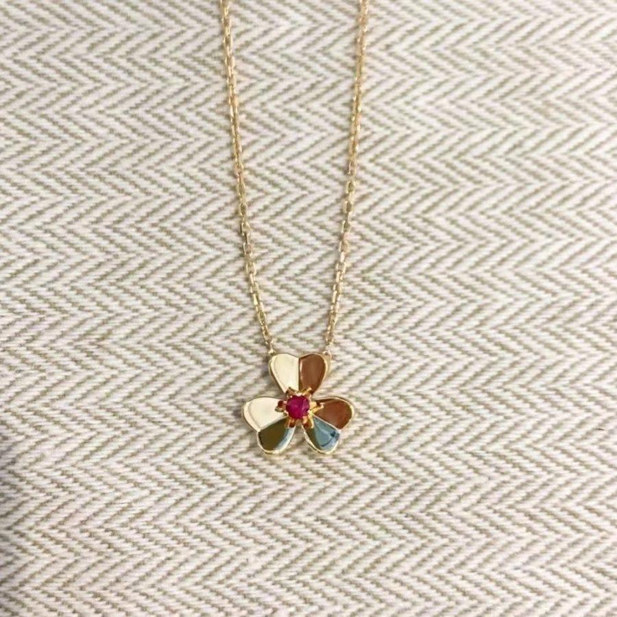 [⭐Renara]FRIVOLE GOLD FLOWER NECKLACE