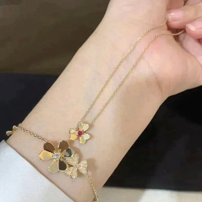 [⭐Renara]FRIVOLE GOLD FLOWER NECKLACE