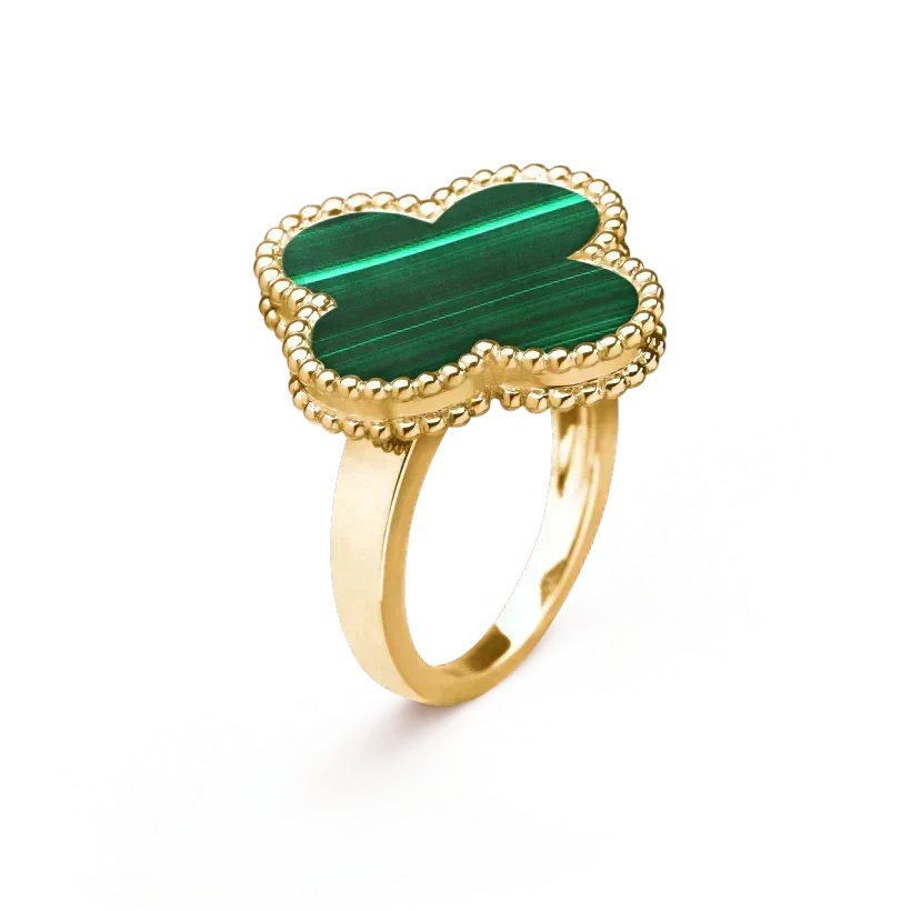 [⭐Renara]CLOVER MALACHITE RING