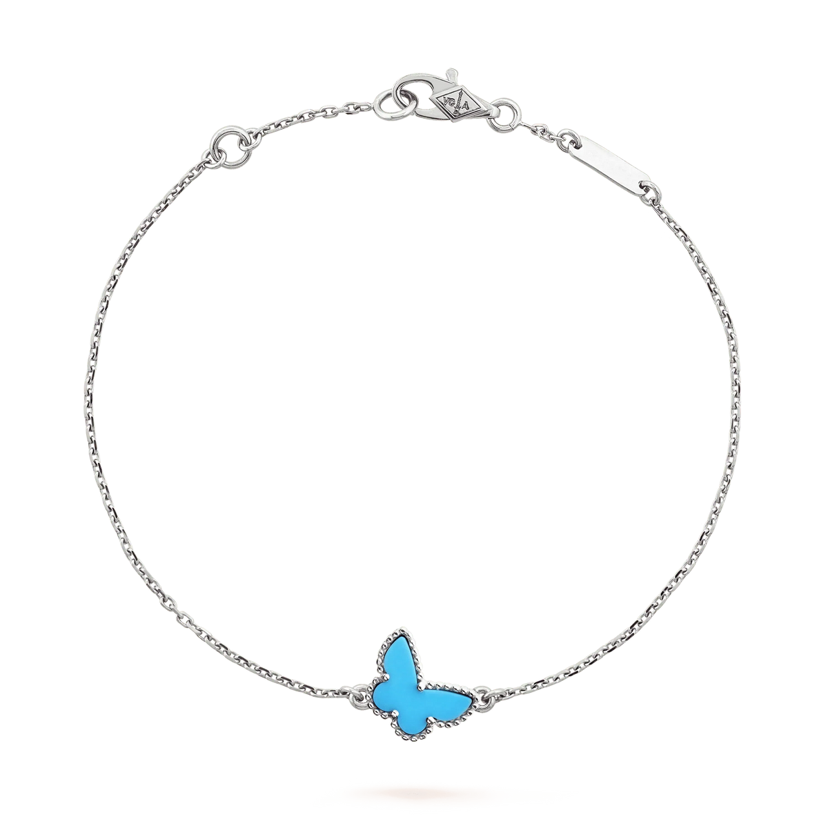 [⭐Renara]BUTTERFLY TURQUOISE BUTTERFLY BRACELET SILVER