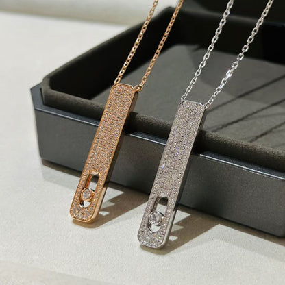 [⭐Renara]MY FIRST DIAMOND PAVED NECKLACE