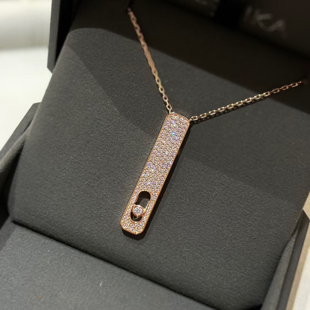 [⭐Renara]MY FIRST DIAMOND PAVED NECKLACE