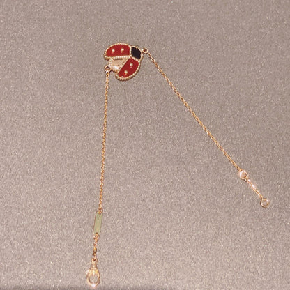 [⭐Renara]LUCKY SPRING 1 MOTIF PINK GOLD BRACELET