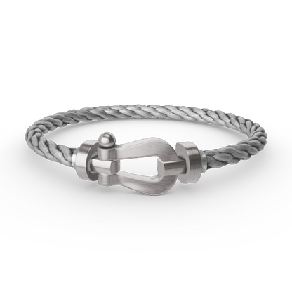 [⭐Renara]FORCE LARGE HORSESHOE NO DIAMOND BRACELET SILVER