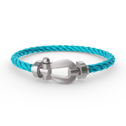 [⭐Renara]FORCE LARGE HORSESHOE NO DIAMOND BRACELET SILVER
