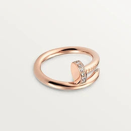 [⭐Renara]JUSTE RING 2.65MM PINK GOLD DIAMOND