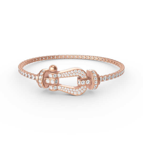 [⭐Renara]FORCE  LARGE HORSESHOE FULL DIAMOND TENNIS BRACELET